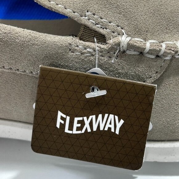 Clarks Flexway Daim‎ Sable Men's Loafers Shoes San Suede US 12W - No Box - Picture 9 of 12
